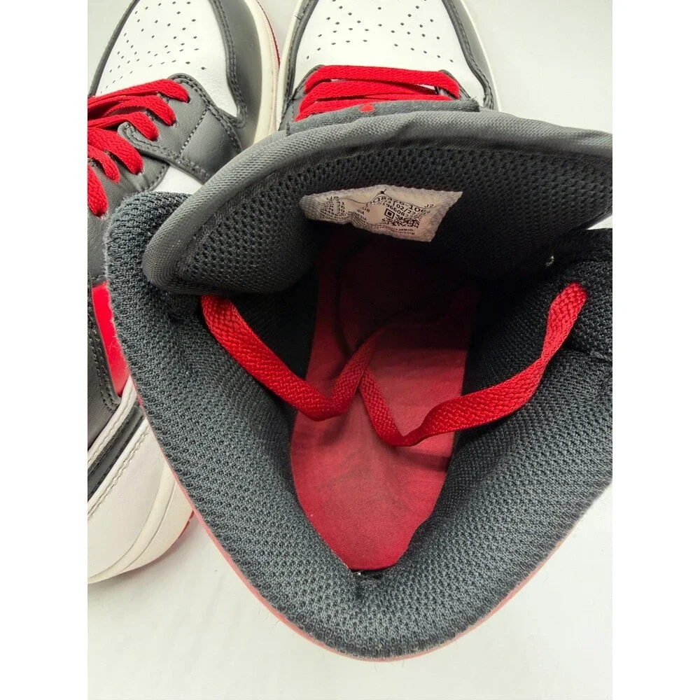 Jordan Air Jordan 1 Mid Gym Red Black Toe Men's Mid Top Sneakers size 8